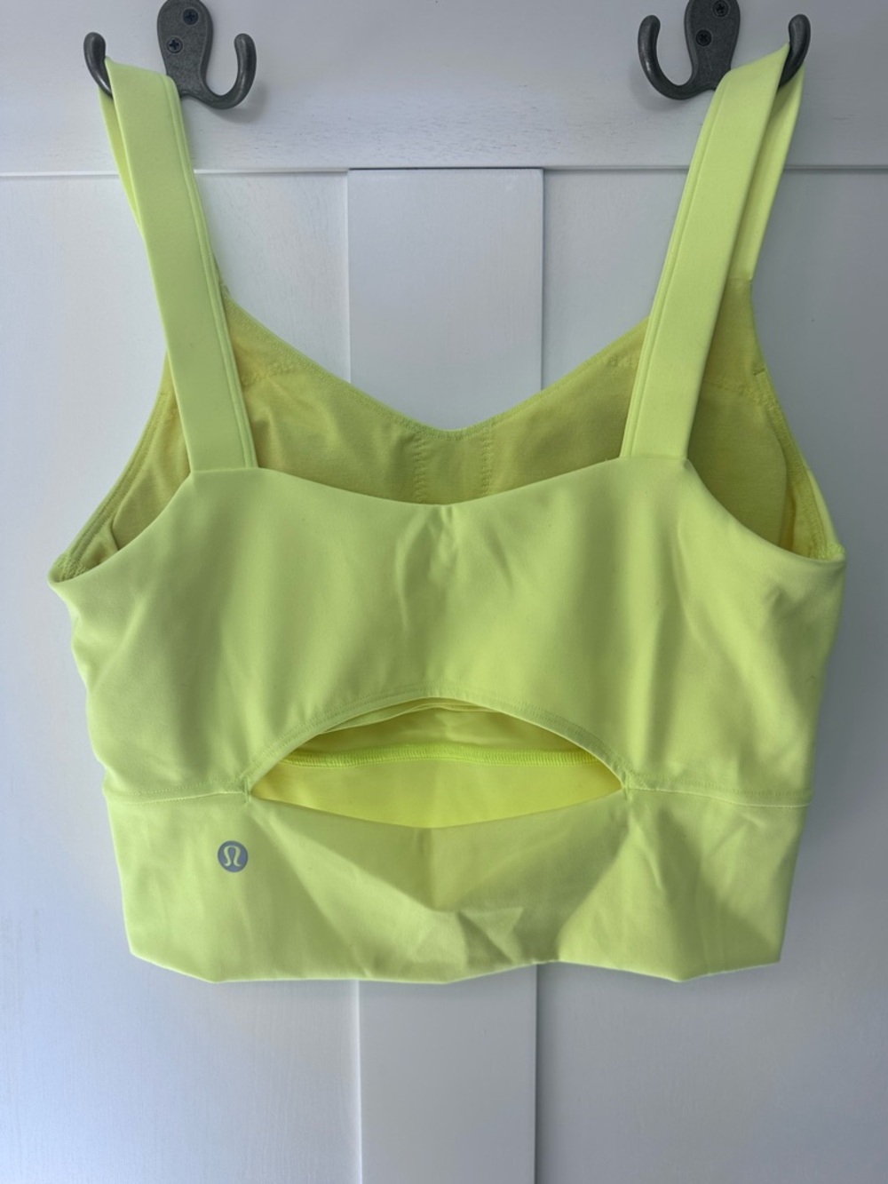 Lululemon Wunder Train Yellow Yoga Sports Bra Crop Top - Size 4
